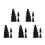 15Pcs Black Rubber Grommets Cable Protectors Fire-Resistant Waterproof 8