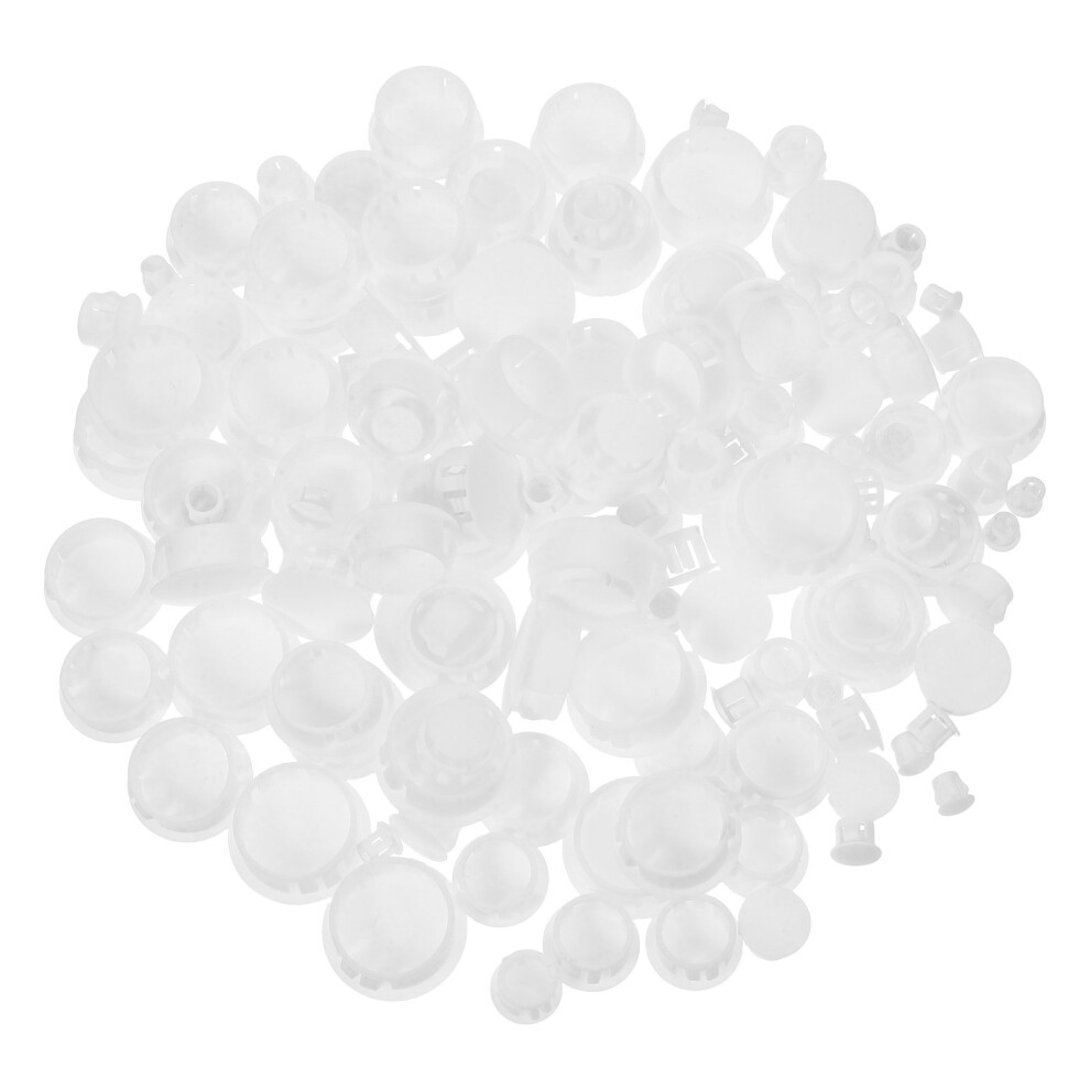 640Pcs Round White Pp Hole Covers For Bathroom Walls And Furniture 3603166603527