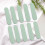 80Pcs Two-Sided Nail Buffer Polishing Sponge Light Green for Artworks 9