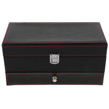 2Pcs Watch Box for Men's Watches and Jewelry
