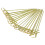 1200Pcs Bamboo Skewer Sticks Light Yellow for Appetizers Fruit Snacks 3