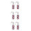 6Pcs Lightweight Plastic Barber Spray Bottles Multi Color Fine Mist 8