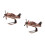 2Pcs Zinc Alloy Retro Plane Model Decorative Mini Diecast Airplane 5
