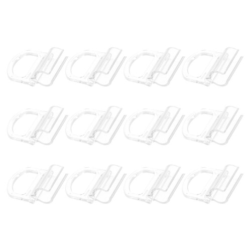 36Pcs Transparent Blind Grip Handles for Roller Shades Easy-to-Install 1