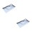2Pcs Easy-Use Transparent Cart Cover PVC Rainproof Protector 6