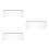 3Pcs Clear Acrylic Keyboard Stand for Computer Desk with Non-Slip Base 8