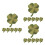 30Pcs St. Patrick's Leaf Embroidered Patch for Clothes Bags 5