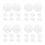 32Pcs Silver Acrylic Wall Mirror Stickers Round Self Adhesive 3
