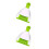 2Pcs Green Dustpan and Broom Set for Efficient Small Cage Cleaning 5