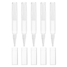 20Pcs Transparent Plastic Lip Gloss Tubes Empty Refillable Makeup Pen