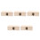 5Pcs Wooden Storage Boxes with Lock Multi-Color Craft Keepsake Boxes 9