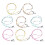 32Pcs Stylish Eyeglass Holder Strap Universal Fit Multiuse Neck Cord 2