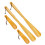 20Pcs Solid Wood Shoe Horns Long Handle Boot Horns for Home Hotel Use 2