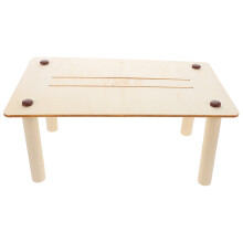 4Pcs Wooden Hamster Platform with Ladder Beige Small Animal Play Stand