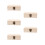 5Pcs Wooden Storage Boxes with Lock Multi-Color Craft Keepsake Boxes 5