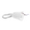 2Pcs White Spring Cable Pendant Fixture Adjustable E27 Hanging Light 1
