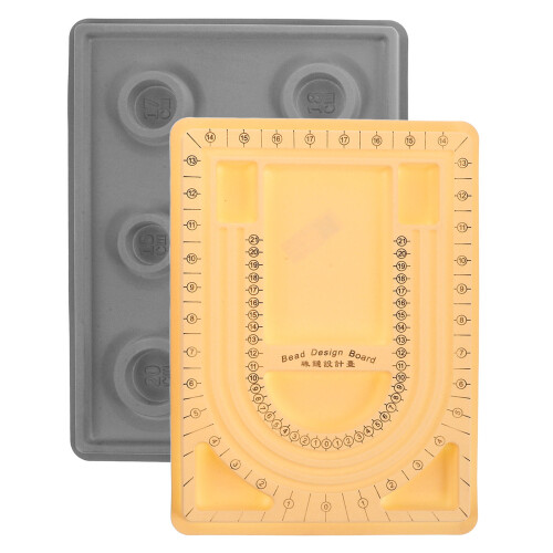 8Pcs Beading Boards Plastic Multicolor Bracelet Necklace Making Tray 2