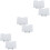 6Pcs Blank White Wood Picture Frames Sublimation DIY Transfer Frames 6