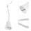 2Pcs White Spring Cable Pendant Fixture Adjustable E27 Hanging Light 9