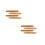 8Pcs Khaki Bamboo Single Pointed Knitting Needles for Crochet Projects 3