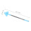 1Set Blue Aquarium Glass Brush Algae Cleaner with Sponge 2