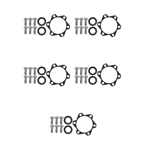 5Sets Durable Bike Disc Brake Mounting Adapter with Rotor Spacer 2