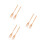 6Pcs Reusable Wooden Salad and Cooking Forks for Kitchen Use 3