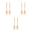 6Pcs Reusable Wooden Salad and Cooking Forks for Kitchen Use 5