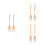 6Pcs Reusable Wooden Salad and Cooking Forks for Kitchen Use 8