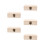 5Pcs Wooden Storage Boxes with Lock Multi-Color Craft Keepsake Boxes 7