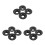 12Pcs Durable Black Plastic Horn Adapters for Stage Speakers 6