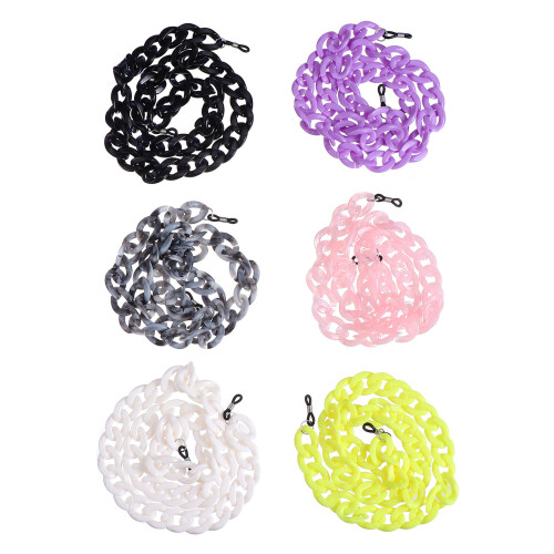 12Pcs Assorted Face Covering Holder Chains Sturdy Mask Lanyard Straps