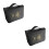 2Pcs PU Vintage Book Sleeve Protector Black Zippered Bible Carry Case 8