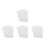 28Pcs Adhesive Water Soluble Non-Woven Embroidery Backing 9