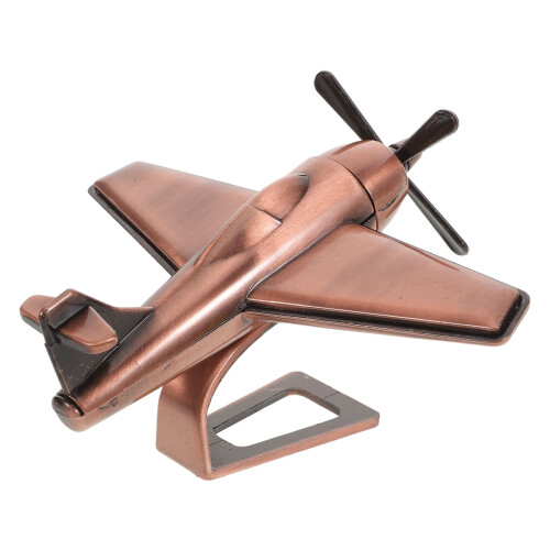 2Pcs Zinc Alloy Retro Plane Model Decorative Mini Diecast Airplane 1