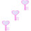 15Pcs Rosy Dry Erase Paddle Boards Multipurpose Writable Scoreboards 5