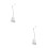 2Pcs White Spring Cable Pendant Fixture Adjustable E27 Hanging Light 5