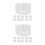 20Pcs Photo Frame Corner Guards White Epe for Moving and Packing 6