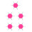 5Pcs Multipurpose Rosy Dotting Pen Nail Art Embossing & Tracing Tool 8