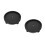 2Pcs Home Use Plastic Flowerpot Base Tray with Wheel Casters Black 9