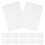 200Pcs Foam Craft Printing Plates White Durable Sheets for Card Making 2