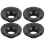 12Pcs Durable Black Plastic Horn Adapters for Stage Speakers 1
