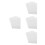 28Pcs Adhesive Water Soluble Non-Woven Embroidery Backing 10