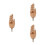 3Pcs Realistic Wooden Hand Figurines with Movable Joints for Display 6
