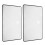 4Pcs Ultra-Thin PVC Magnifier Bookmarks Full Page Reading Aid Black 1
