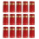 100Pcs Reliable Plastic Red Shrink Tops for Sealing 2