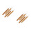 8Pcs Khaki Bamboo Single Pointed Knitting Needles for Crochet Projects 7