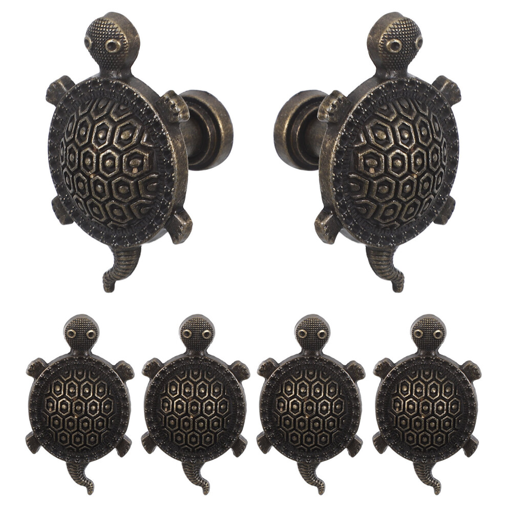 12Pcs Golden Metal Turtle Drawer Handles Ocean Theme Cabinet Pulls 3603166604036