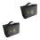 2Pcs PU Vintage Book Sleeve Protector Black Zippered Bible Carry Case 5