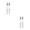 4Pcs Travel- -Type Makeup Pen Transparent Blush Dispenser 4